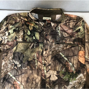 Magellan Outdoors Hunt Gear Mens 2XL Long Sleeve Shirt Button Up‎ Mossy Oak